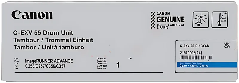 Canon 2187C002/C-EXV55 Drum Kit cyan, 45.000 Seiten