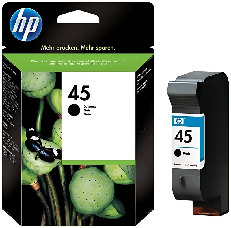 HP 51645AE/45 Druckkopfpatrone schwarz High-Capacity, 930 Seiten ISO/IEC 24711 42ml