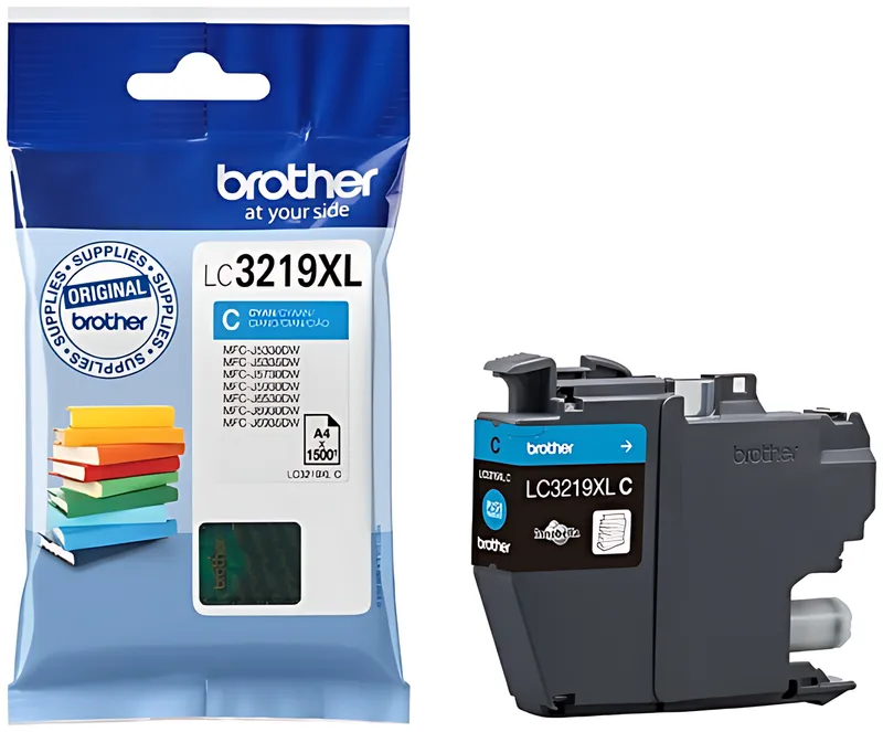 Brother LC-3219XLC Tintenpatrone cyan, 1.500 Seiten ISO/IEC 24711 12,4ml