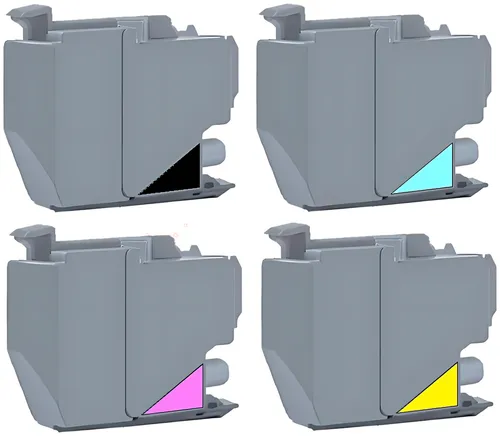 Kompatibel PRSBLC3211VALDRG Tintenpatrone MultiPack Bk,C,M,Y, 4x800 Seiten VE=4 (ersetzt Brother LC3211VALDR)