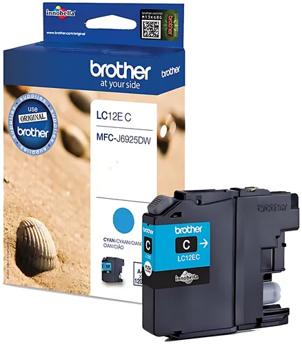 Brother LC-12EC Tintenpatrone cyan, 1.200 Seiten ISO/IEC 24711