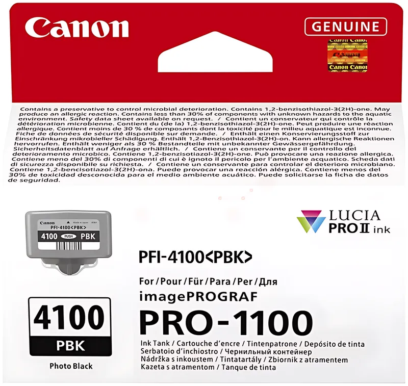Canon 6777C001/PFI-4100PBK Tintenpatrone schwarz hell 80ml