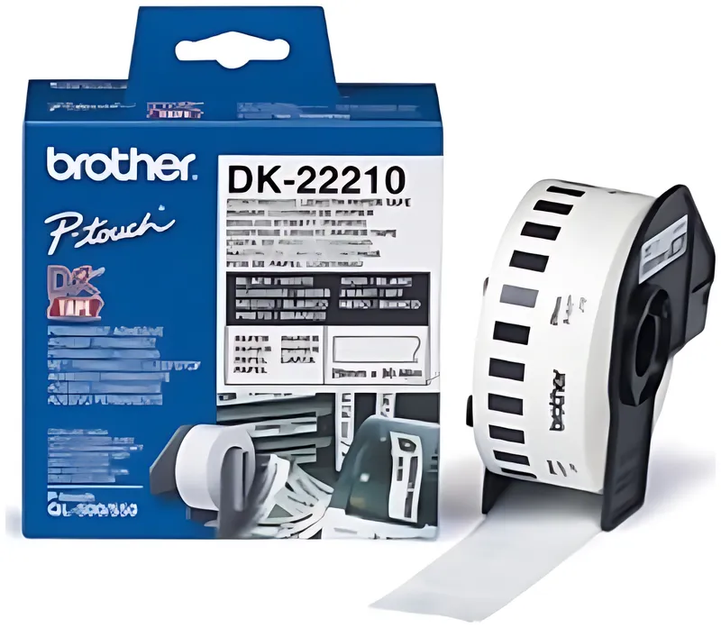 Brother DK-22210 DirectLabel Etiketten weiss 29mm x 30,48m