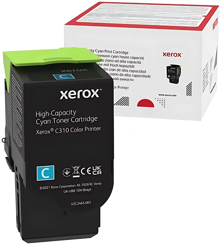 Xerox 006R04365 Toner-Kit cyan High-Capacity, 5.500 Seiten ISO/IEC 19752