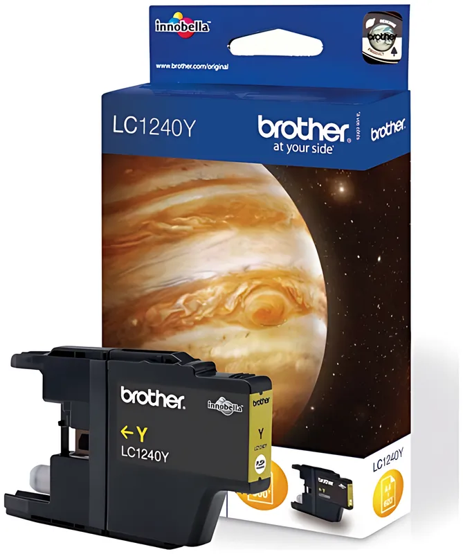 Brother LC-1240Y Tintenpatrone gelb, 600 Seiten ISO/IEC 24711