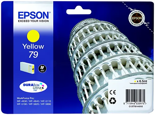 Epson C13T79144010/79 Tintenpatrone gelb, 800 Seiten 6,5ml