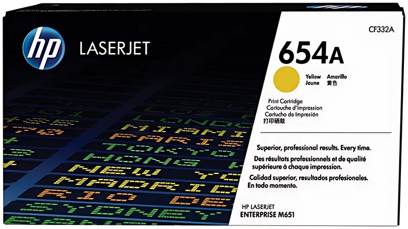 HP CF332A/654A Tonerkartusche gelb, 15.000 Seiten ISO/IEC 19798