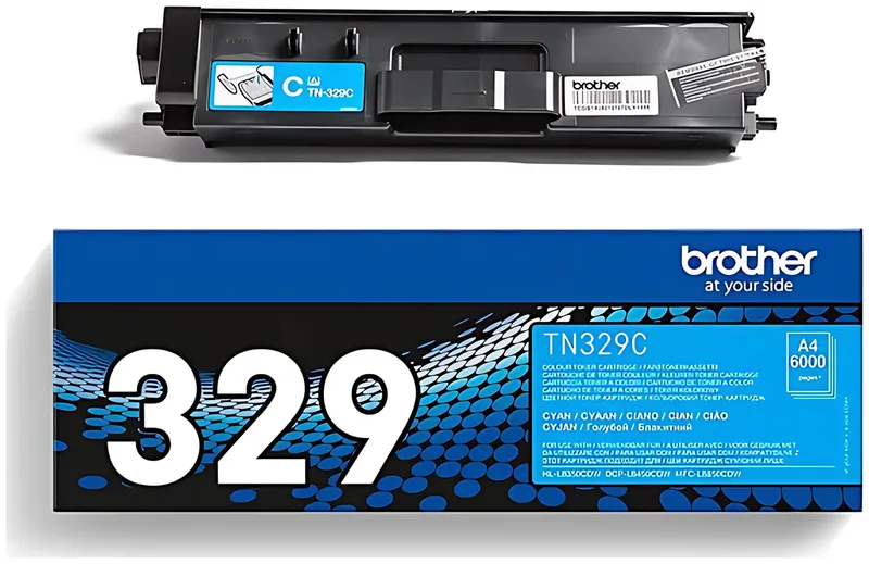 Brother TN-329C Toner-Kit cyan extra High-Capacity, 6.000 Seiten ISO/IEC 19798