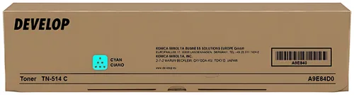 Develop A9E84D0/TN-514C Toner cyan, 26.000 Seiten/5%