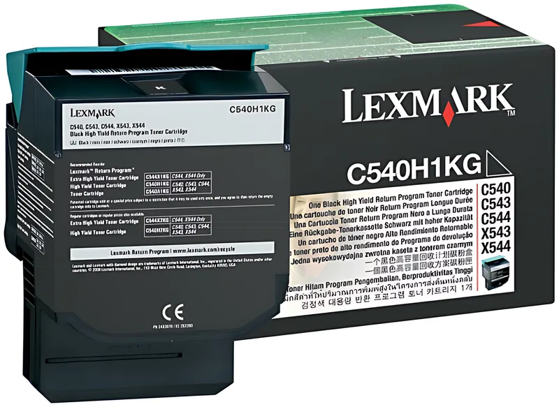 Lexmark C540H1KG Toner schwarz return program, 2.500 Seiten ISO/IEC 19798
