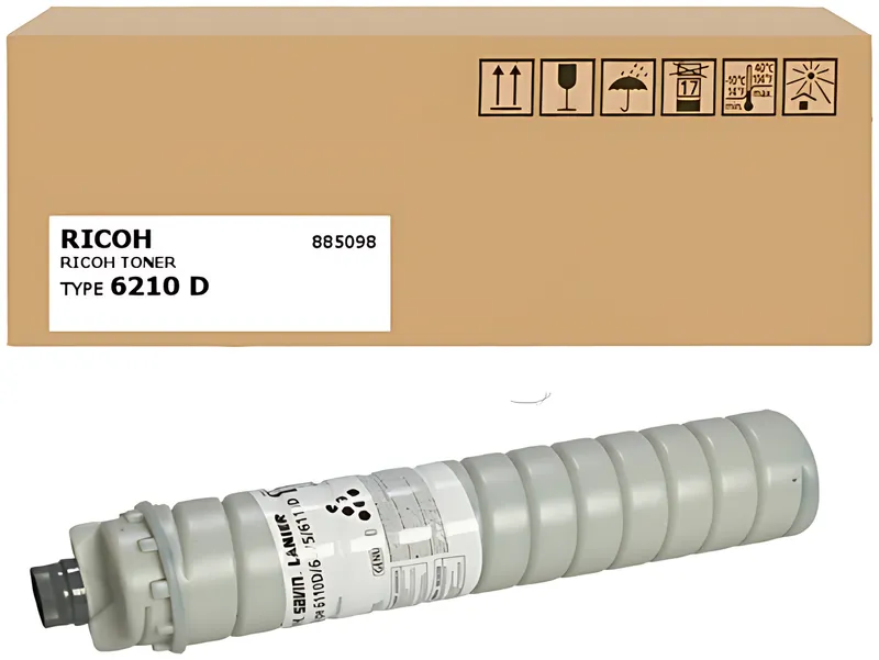 Ricoh 885098/TYPE 6210D Toner schwarz, 43.000 Seiten/6% 1100 Gramm
