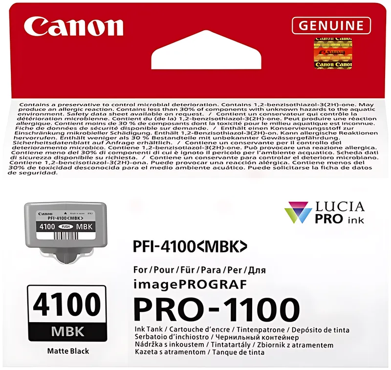 Canon 6776C001/PFI-4100MBK Tintenpatrone schwarz matt 80ml