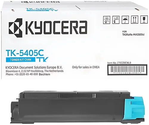 Kyocera 1T02Z6CNL0/TK-5405C Toner-Kit cyan, 10.000 Seiten ISO/IEC 19752