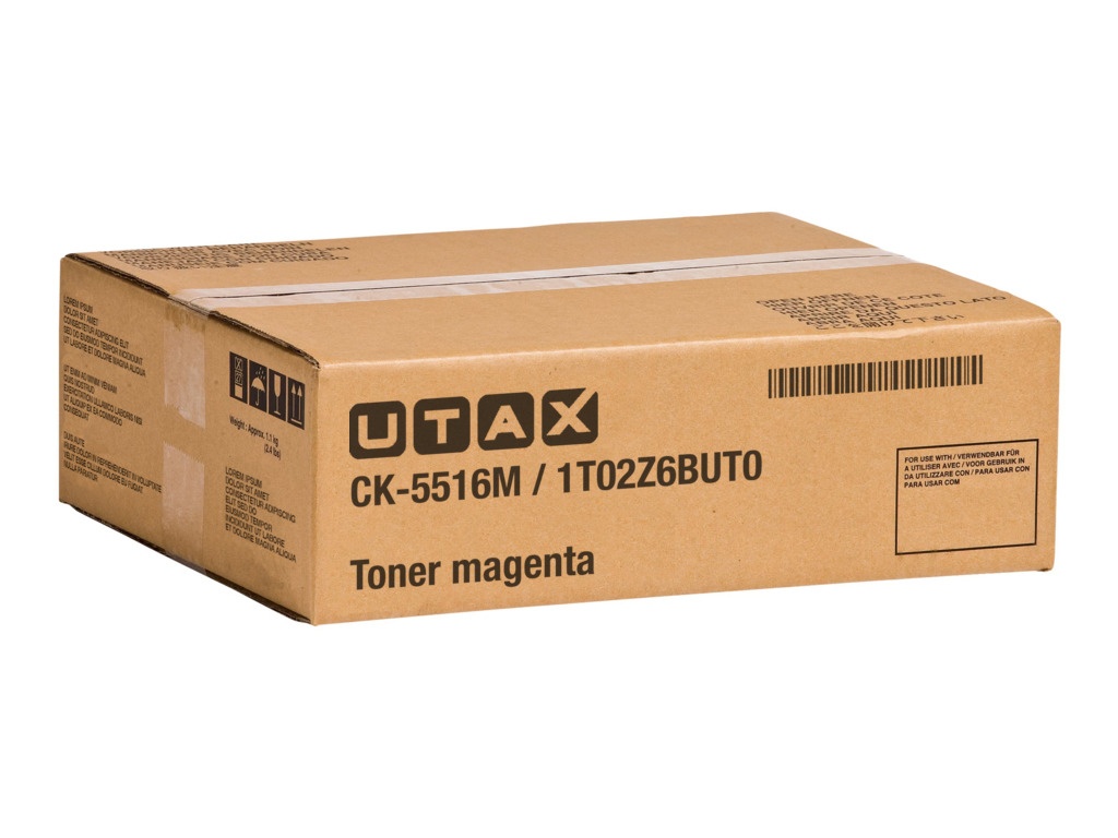 Utax 1T02Z6BUT0/CK-5516M Toner-Kit magenta, 10.000 Seiten ISO/IEC 19752