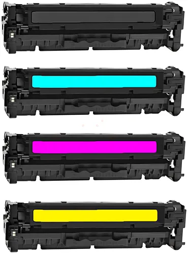 Kompatibel PRTHPCE410ARAINBOW Toner MultiPack Bk,C,M,Y VE=4 (ersetzt HP 305A/CE410A 305A/CE411A 305A/CE412A 305A/CE413A)