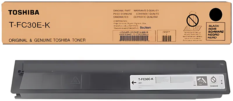 Toshiba 6AG00004450/T-FC30EK Toner schwarz, 38.400 Seiten/6%