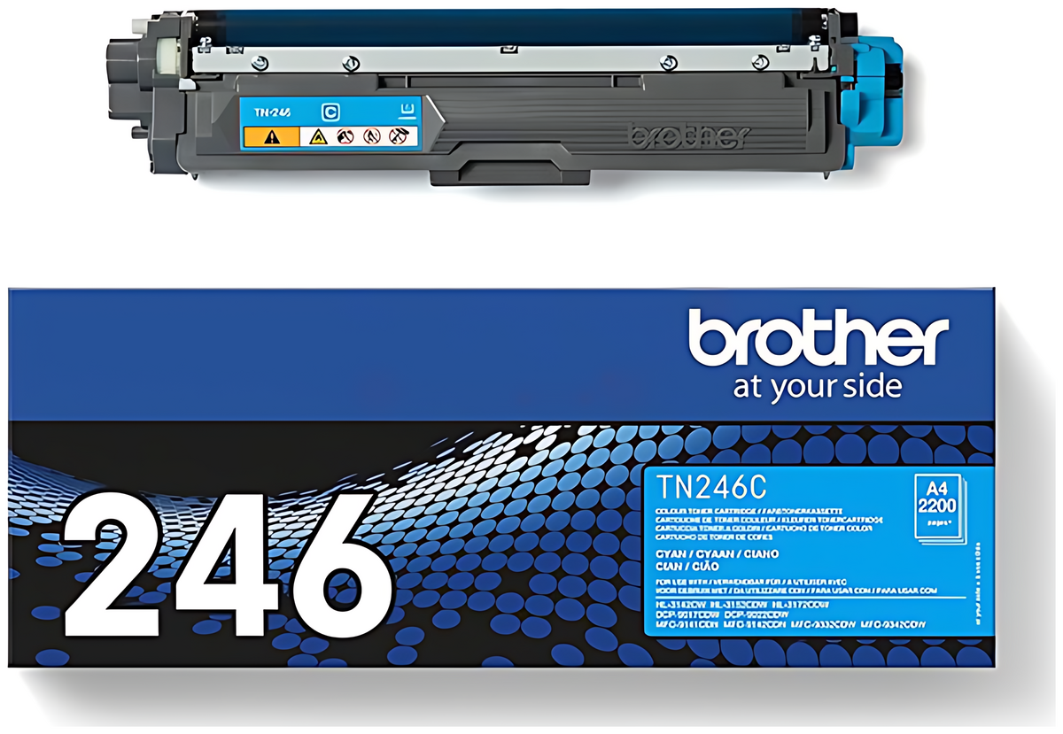 Brother TN-246C Toner-Kit cyan, 2.200 Seiten ISO/IEC 19798