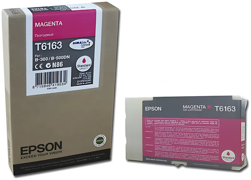 Epson C13T616300/T6163 Tintenpatrone magenta, 3.500 Seiten 53ml