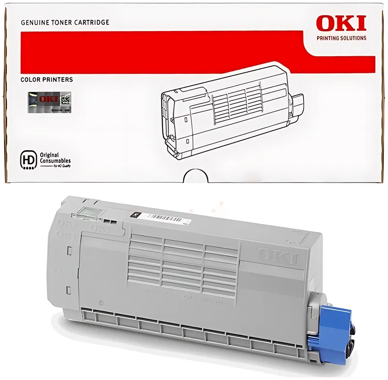 OKI 46507616 Toner-Kit schwarz, 11.000 Seiten ISO/IEC 19798