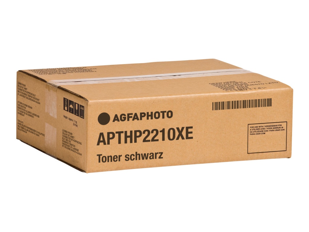 AgfaPhoto APTHP2210XE Tonerkartusche schwarz High-Capacity, 3.150 Seiten 65 Gramm (ersetzt HP 207X/W2210X)