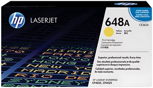 HP CE262A/648A Tonerkartusche gelb, 11.000 Seiten ISO/IEC 19798