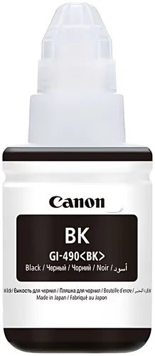Canon 0663C001/GI-490BK Tintenflasche schwarz, 6.000 Seiten 135ml