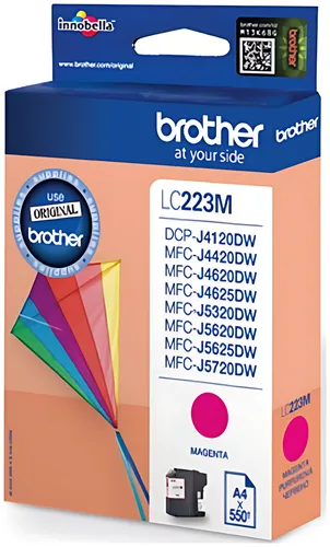 Brother LC-223M Tintenpatrone magenta, 550 Seiten ISO/IEC 24711 5.9ml