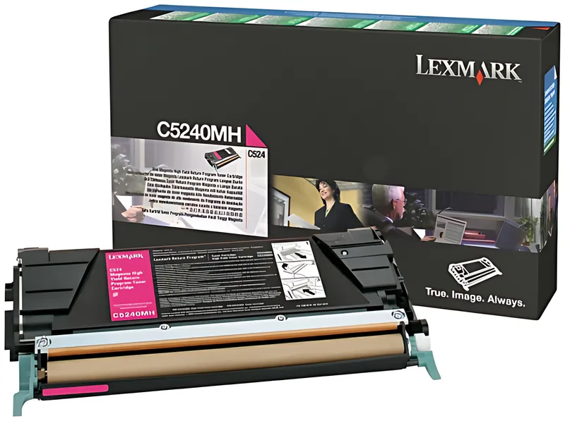 Lexmark C5240MH Toner-Kit magenta High-Capacity return program, 5.000 Seiten/5%