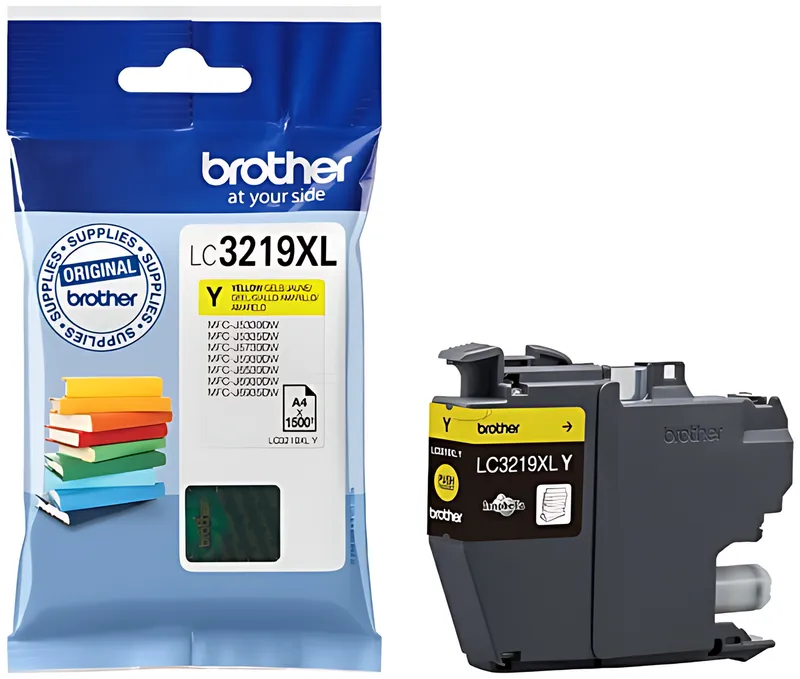 Brother LC-3219XLY Tintenpatrone gelb, 1.500 Seiten ISO/IEC 24711