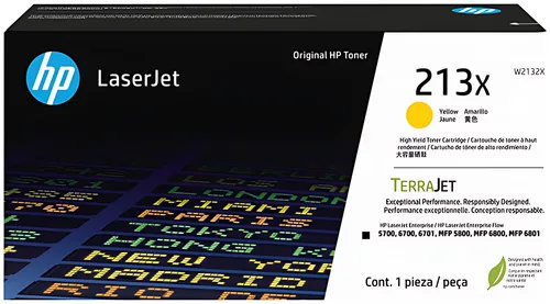 HP W2132X/213X Tonerkartusche gelb High-Capacity, 6.000 Seiten ISO/IEC 19798