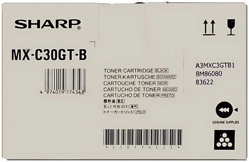 Sharp MXC-30GTB Toner-Kit schwarz, 6.000 Seiten ISO/IEC 19752