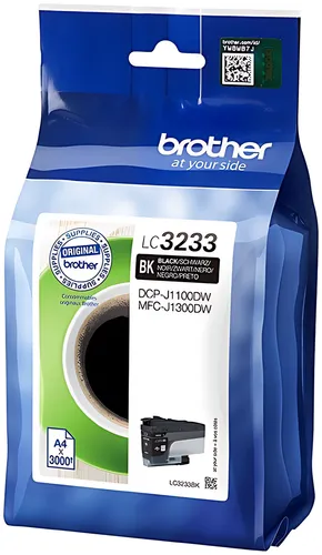 Brother LC-3233BK Tintenpatrone schwarz, 3.000 Seiten