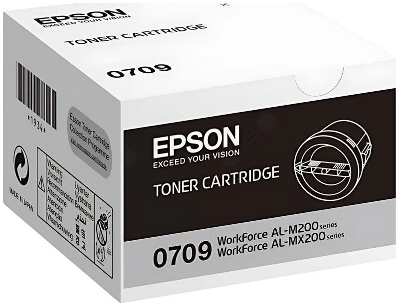 Epson C13S050709/0709 Tonerkartusche schwarz, 2.500 Seiten