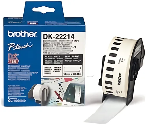 Brother DK-22214 DirectLabel Etiketten weiss 12mm x 30,48m