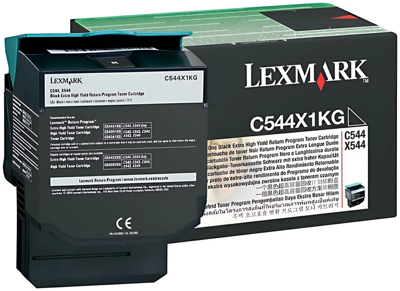 Lexmark C544X1KG Toner schwarz extra High-Capacity return program, 6.000 Seiten ISO/IEC 19798