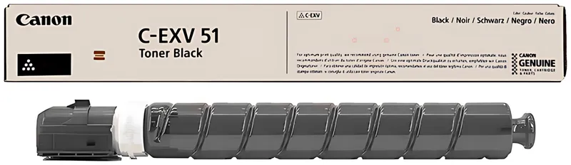 Canon 0481C002/C-EXV51BK Toner-Kit schwarz, 69.000 Seiten/5%