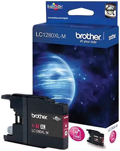 Brother LC-1280XLM Tintenpatrone magenta High-Capacity, 1.200 Seiten ISO/IEC 24711