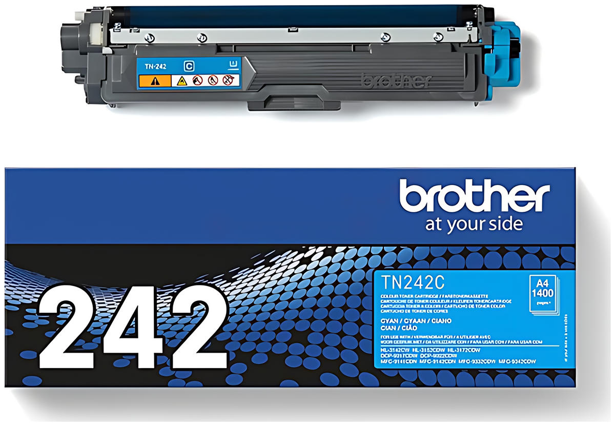 Brother TN-242C Toner-Kit cyan, 1.400 Seiten ISO/IEC 19798