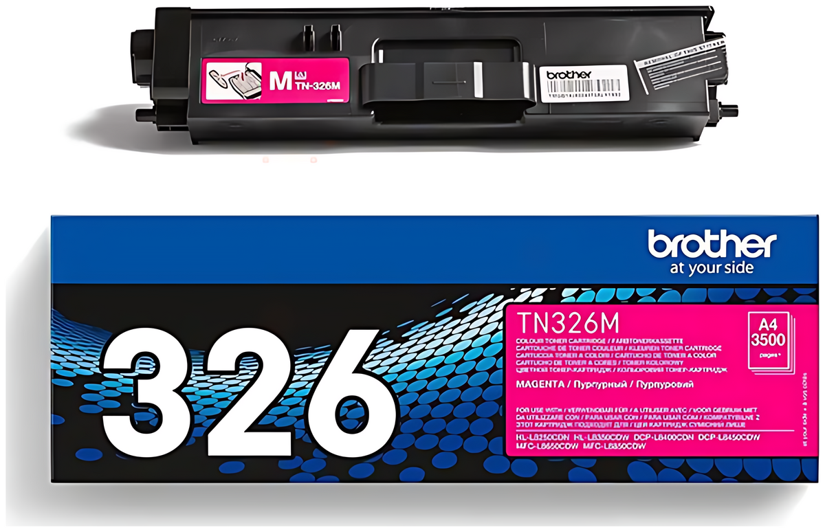 Brother TN-326M Toner-Kit magenta High-Capacity, 3.500 Seiten ISO/IEC 19798