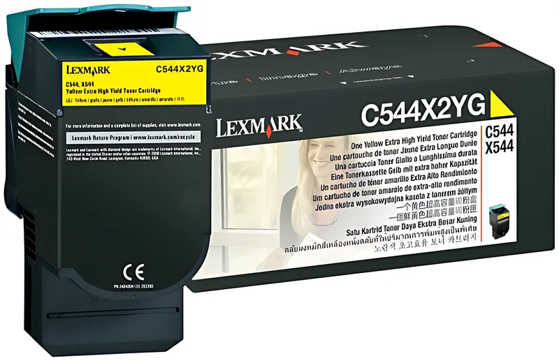 Lexmark C544X2YG Toner gelb, 4.000 Seiten ISO/IEC 19798