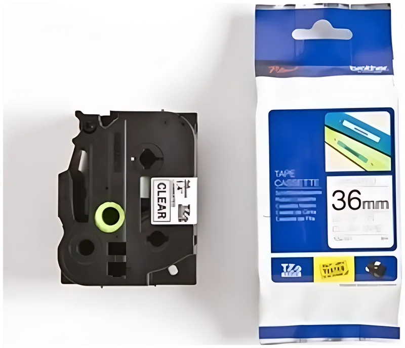 Brother TZE-161 DirectLabel schwarz auf Transparent 36mm x 8m