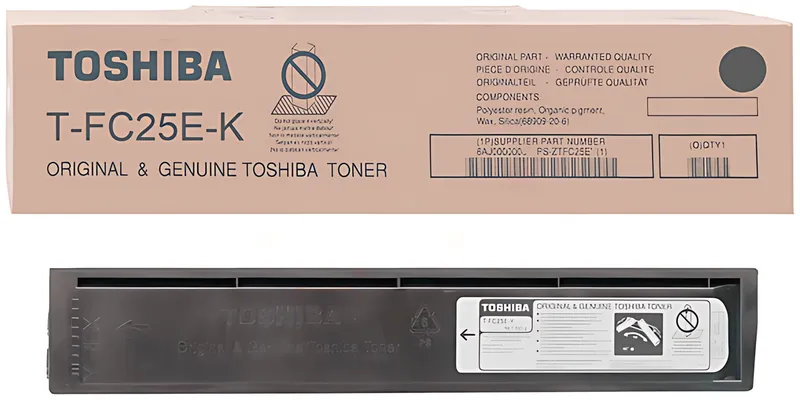 Toshiba 6AJ00000075/T-FC25EK Toner schwarz, 34.200 Seiten/6%