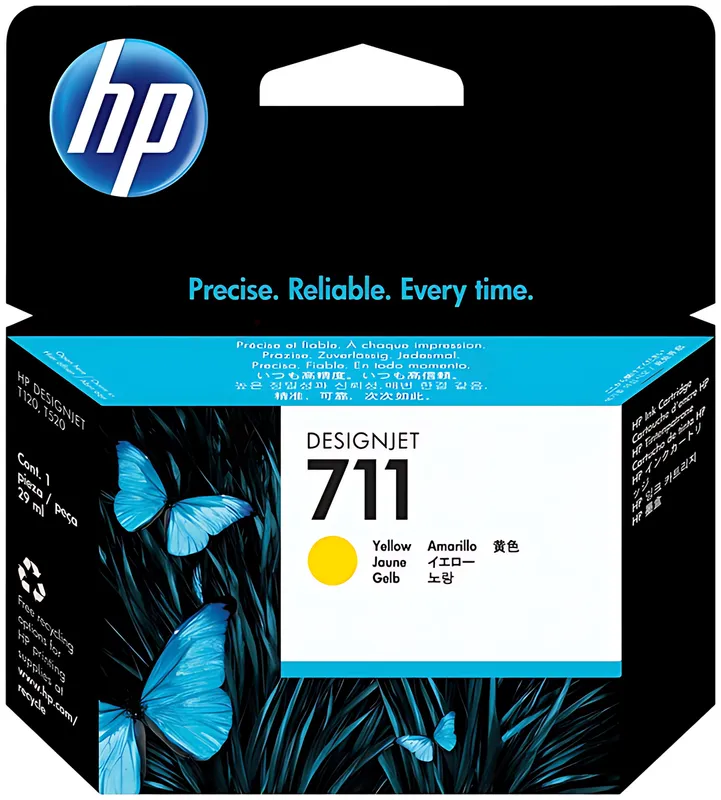 HP CZ132A/711 Tintenpatrone gelb 29ml