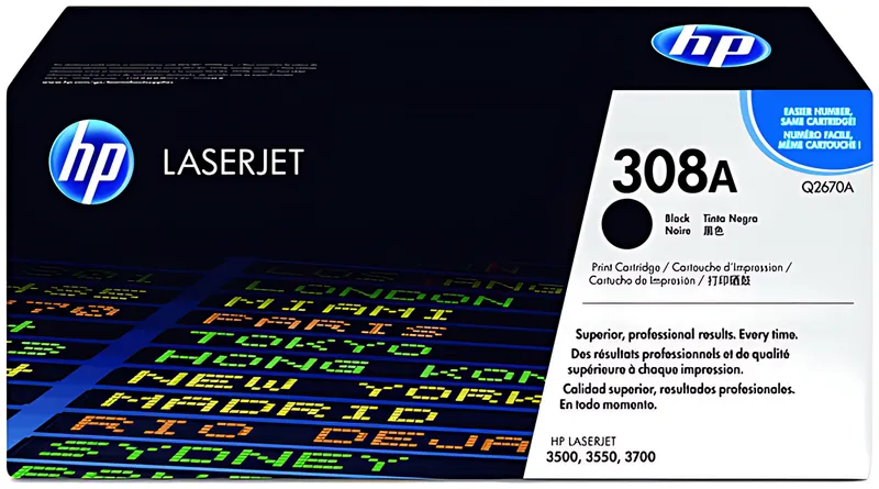 HP Q2670A/308A Tonerkartusche schwarz, 6.000 Seiten/5%