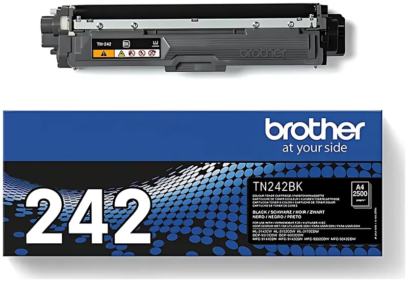 Brother TN-242BK Toner-Kit schwarz, 2.500 Seiten ISO/IEC 19798