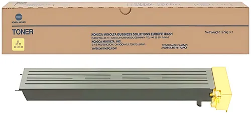 Konica Minolta A3VU250/TN-711Y Toner gelb, 31.500 Seiten/5%