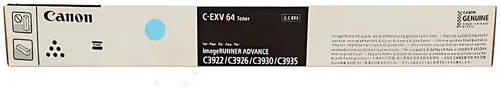 Canon 5754C002/C-EXV64 Toner cyan, 25.500 Seiten ISO/IEC 19752