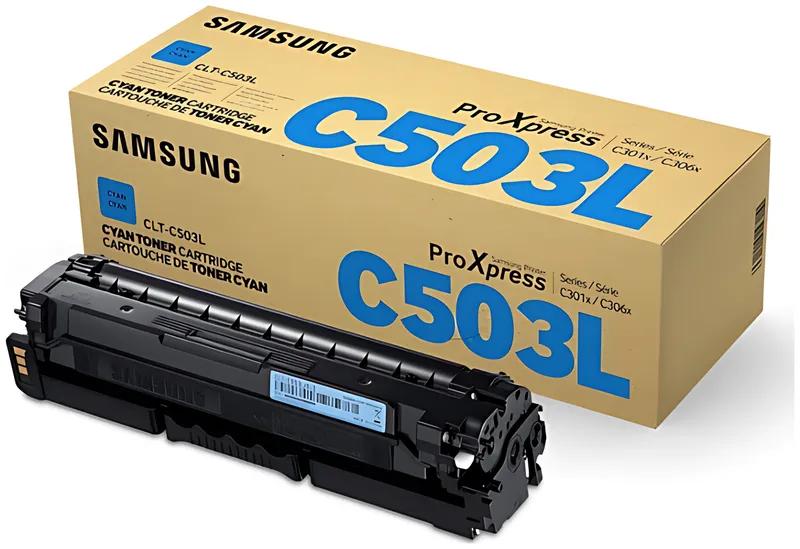 Samsung CLT-C503L/ELS/C503L Tonerkartusche cyan, 5.000 Seiten
