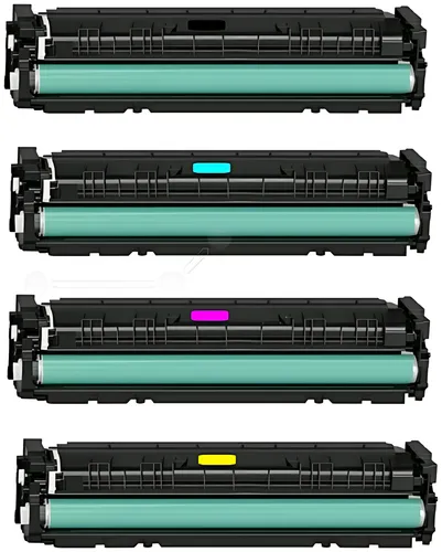 Kompatibel PRTHPCF403ABASIC Toner MultiPack Bk,C,M,Y, 4x1.400 Seiten 1500pg + 3x1400pg VE=4 (ersetzt HP 201A/CF400A 201A/CF401A 201A/CF402A 201A/CF403A)