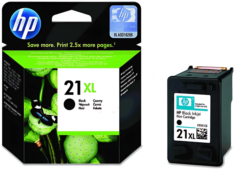 HP C9351CE/21XL Druckkopfpatrone schwarz High-Capacity, 475 Seiten ISO/IEC 24711 12ml